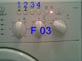 Коды ошибок стиральной машины Индезит