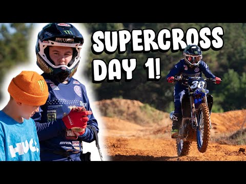 Haiden Deegan – first day of Supercross on the Star Yamaha