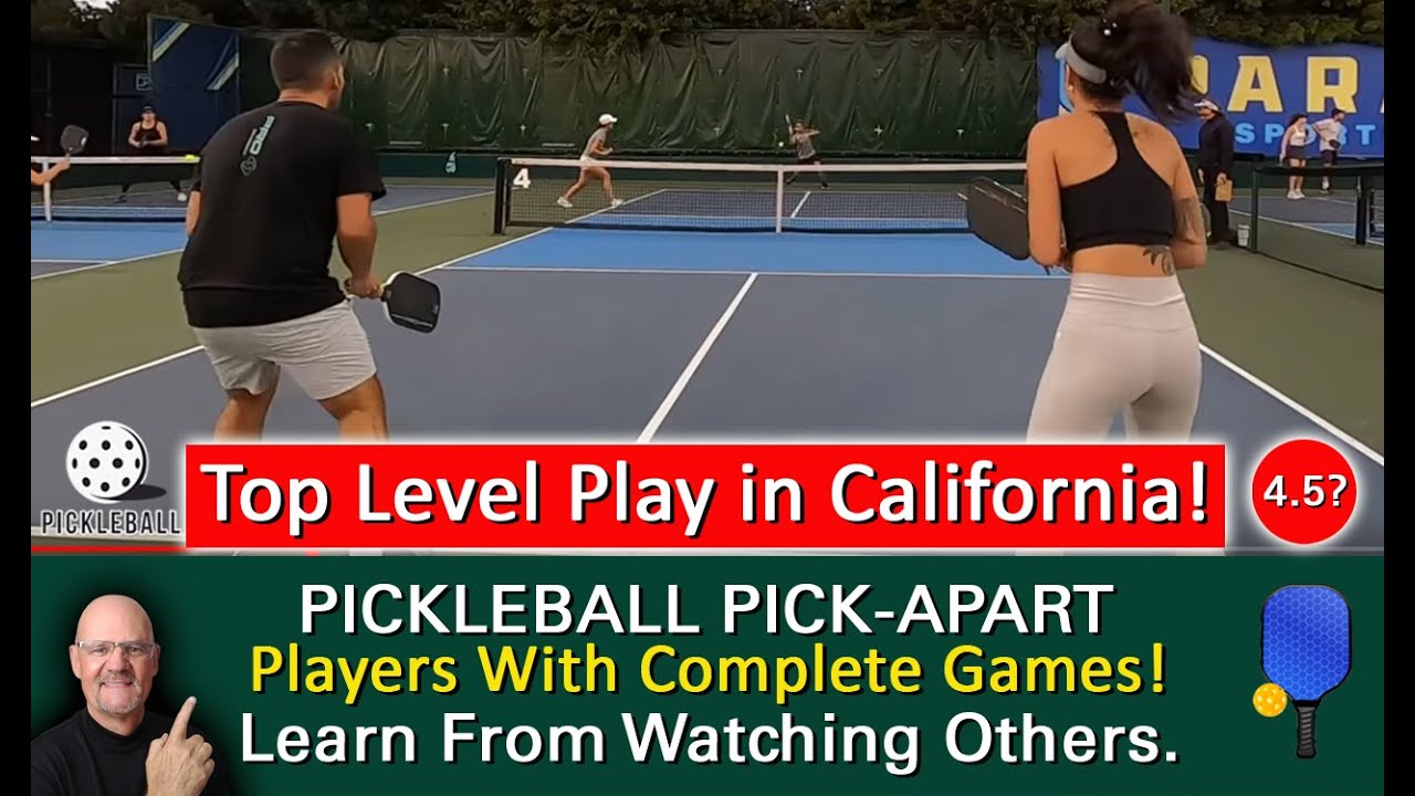 Pickleball! These Players Are So Good! It's Too Bad One Team Had To Lose! Why Are They Top Notch?