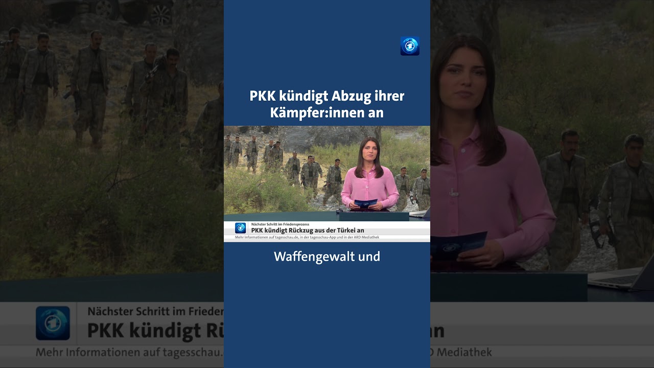 PKK kündigt Abzug ihrer Kämpfer aus der Türkei an. pkk türkei nachrichten tagesschau