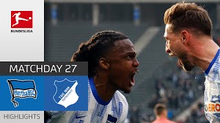 Hertha Berlin — TSG Hoffenheim 3-0 | Highlights | Matchday 27 – Bundesliga 2021/22