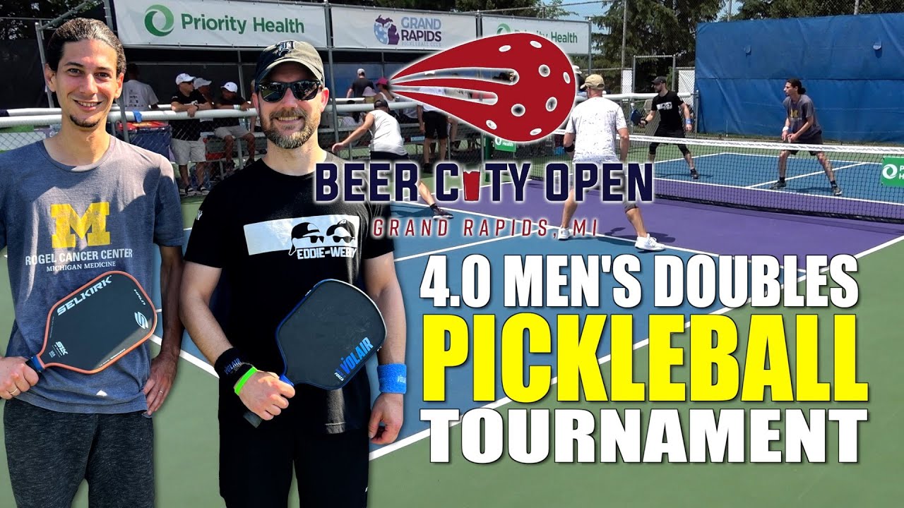 4.0 Men's Doubles at 2024 Beer City Open Pickleball Tournament