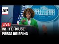 LIVE: White House press briefing