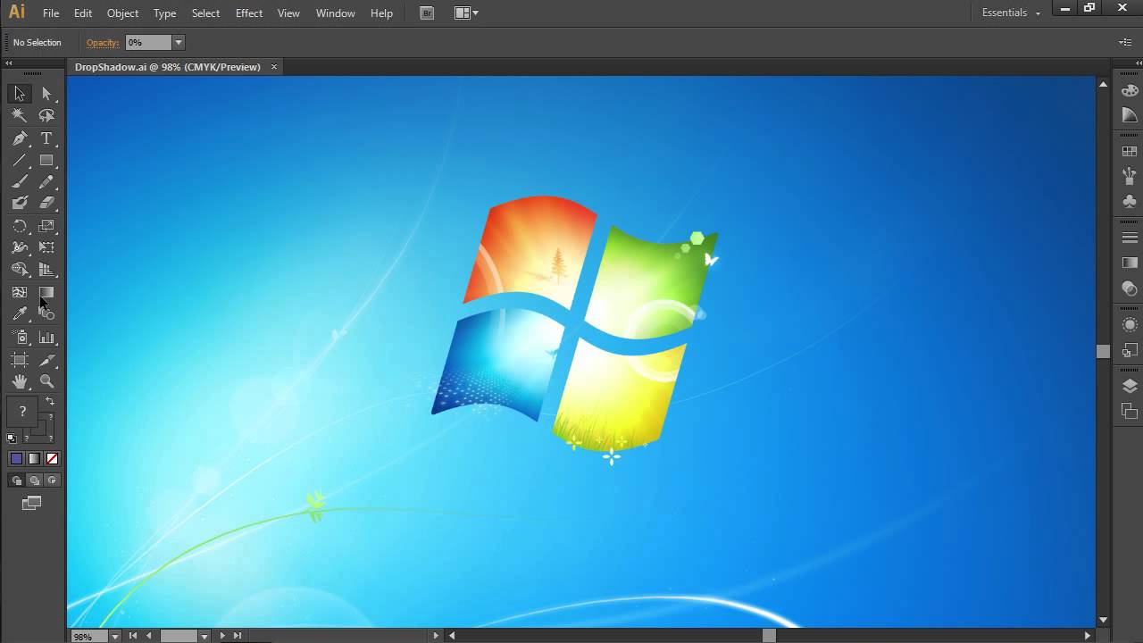 how-to-remove-drop-shadow-in-adobe-illustrator-cs6-youtube