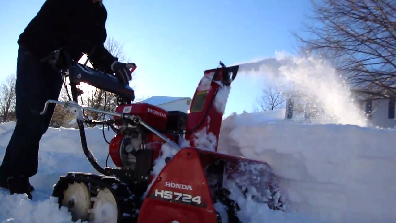 Honda hybrid snowblower youtube #3