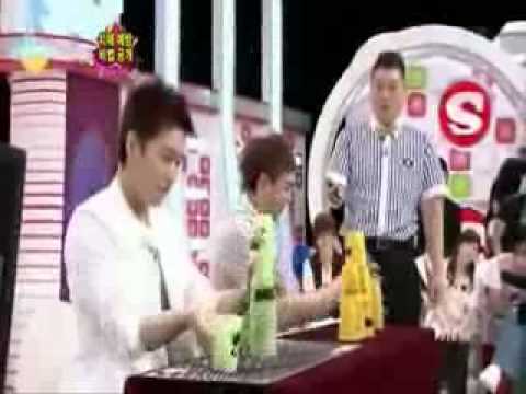 Sungmin vs Nickhun - glass battle @starking cut.mp4