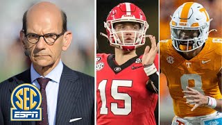 Paul Finebaum makes BIG prediction for Georgia Bulldogs football vs. No. 7 Tennessee Volunteers