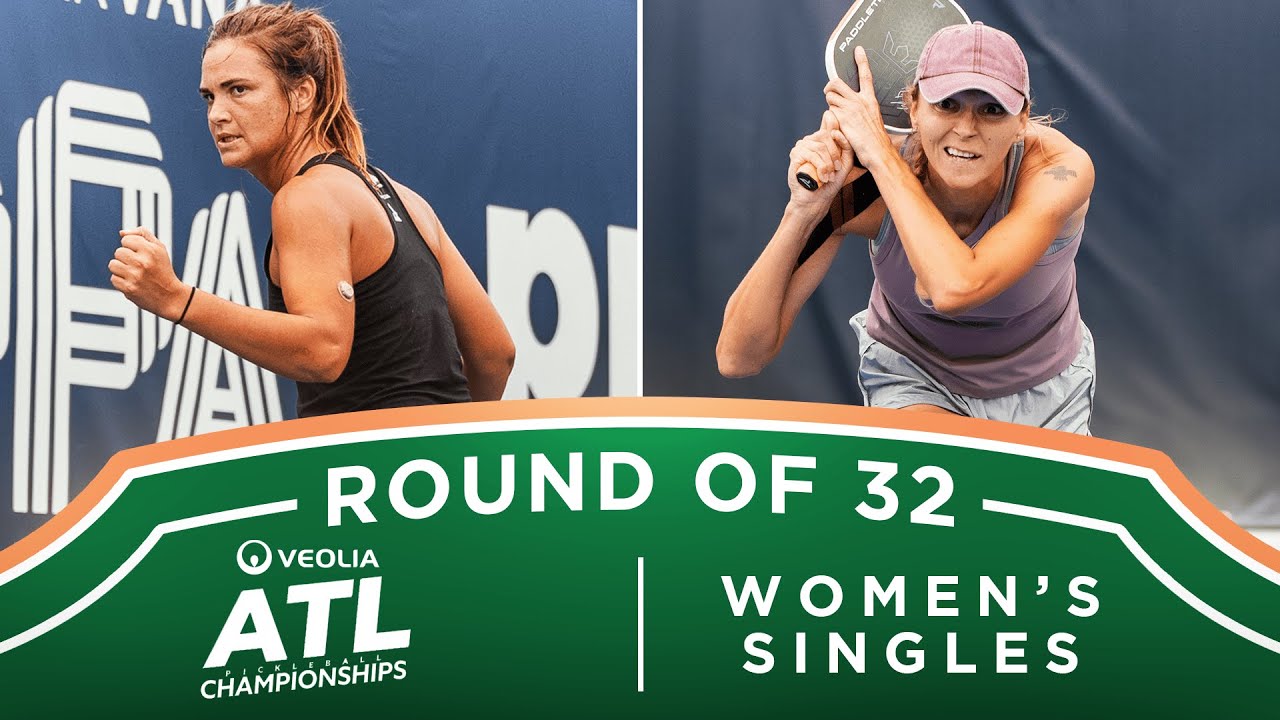 Lea Jansen v Genie Erokhina at the Veolia Atlanta Pickleball Championships