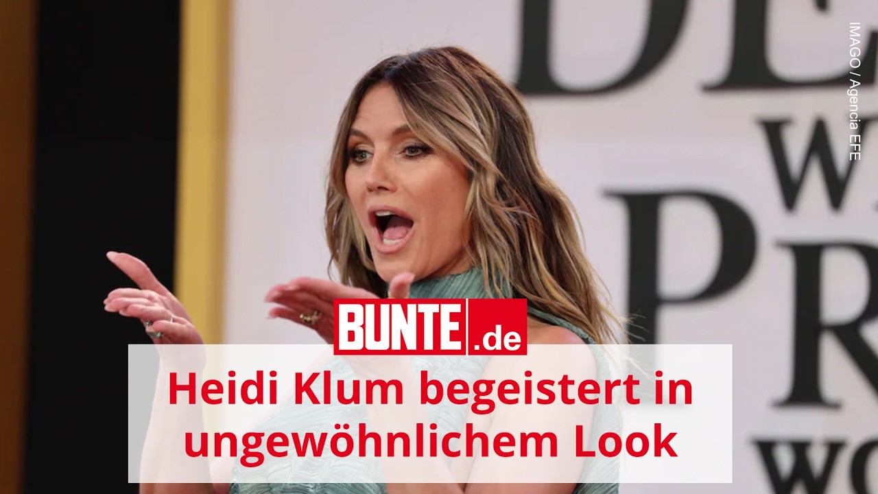 Heidi Klum begeistert in ungewöhnlichem Look