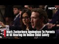 Mark Zuckerberg Apologises To Parents At US Hearing On Online Child Safety  - 03:03 min - News - Video