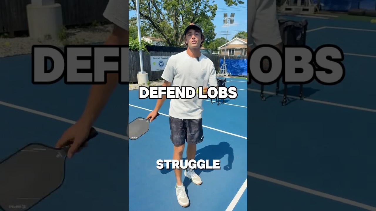 Top Pickleball Pro, James Ignatowich, shares how to defend against lobs 🛡️...#jamesignatowich #rpm