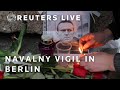 LIVE: Alexiei Navalny supporters hold vigil in front of Russian embassy in Berlin