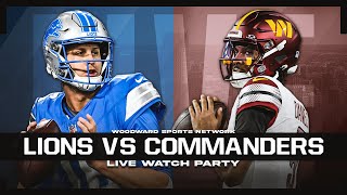 Detroit Lions vs Washington Commanders PLAYOFF LIVE Watch Party