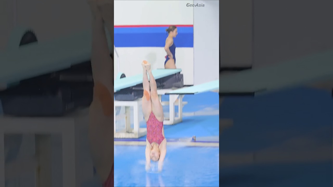 완벽한 입수! 권하림 #diving #권하림 #여자다이빙 #sportstar #shorts