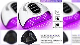 Pratinjau video produk Biutte.co Pengering Kutek UV Lamp Nail Dryer Sensor LCD Display 280W - SUNX10MAX