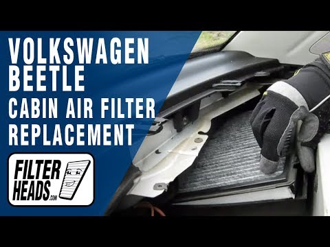 VW NEW BEETLE (MKIV) - Cabin Air Filter Replacement