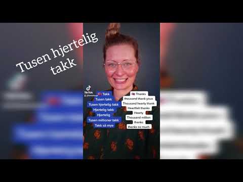 How to say thank you in norwegian