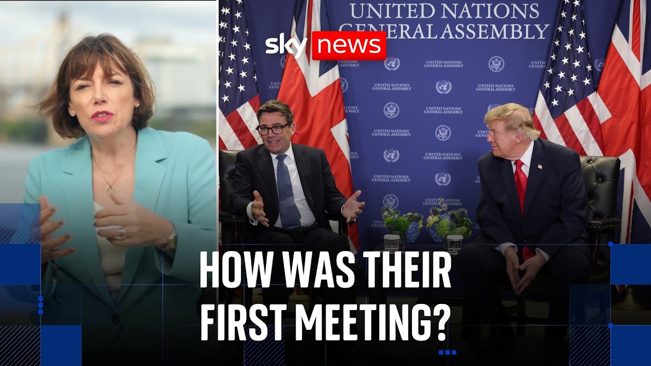 Did Andy Burnham make a good first impression with Donald Trump? | Beth Rigby analysis