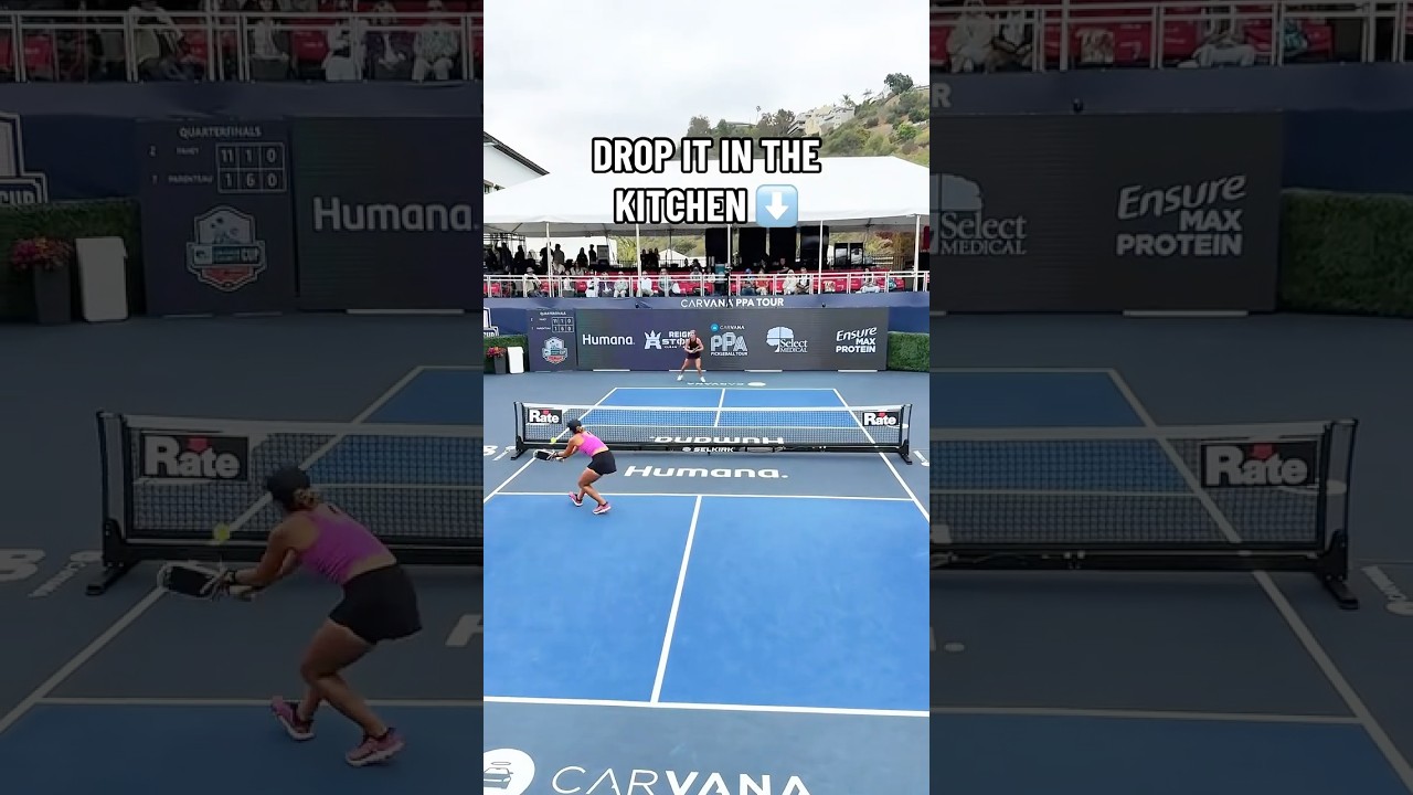 Pickleball Drop Volley to Perfection 🤌🏼