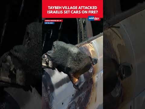 Settlers Torch Vehicles in Palestinian Village palestine  gaza israel  15 thousand views  play Short