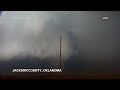 WATCH: Tornado spotted on the ground for nearly an hour in Oklahoma  - 01:00 min - News - Video
