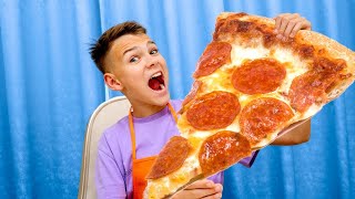 Kinder bereiten gesunde Pizza zu |Sammlung von Videos mit kulinarischen Herausforderungen für Kinder