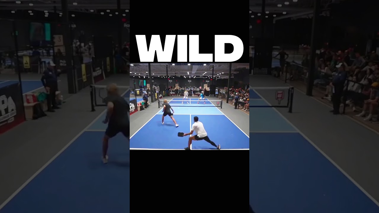 WILD pickleball shot 🤯