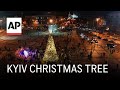 Kyiv Christmas tree shines light in darkness of war on St. Nicholas day