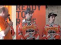 Taddy Blazusiak bij de endurocross in Barcelona en de KTM EXC 350F 