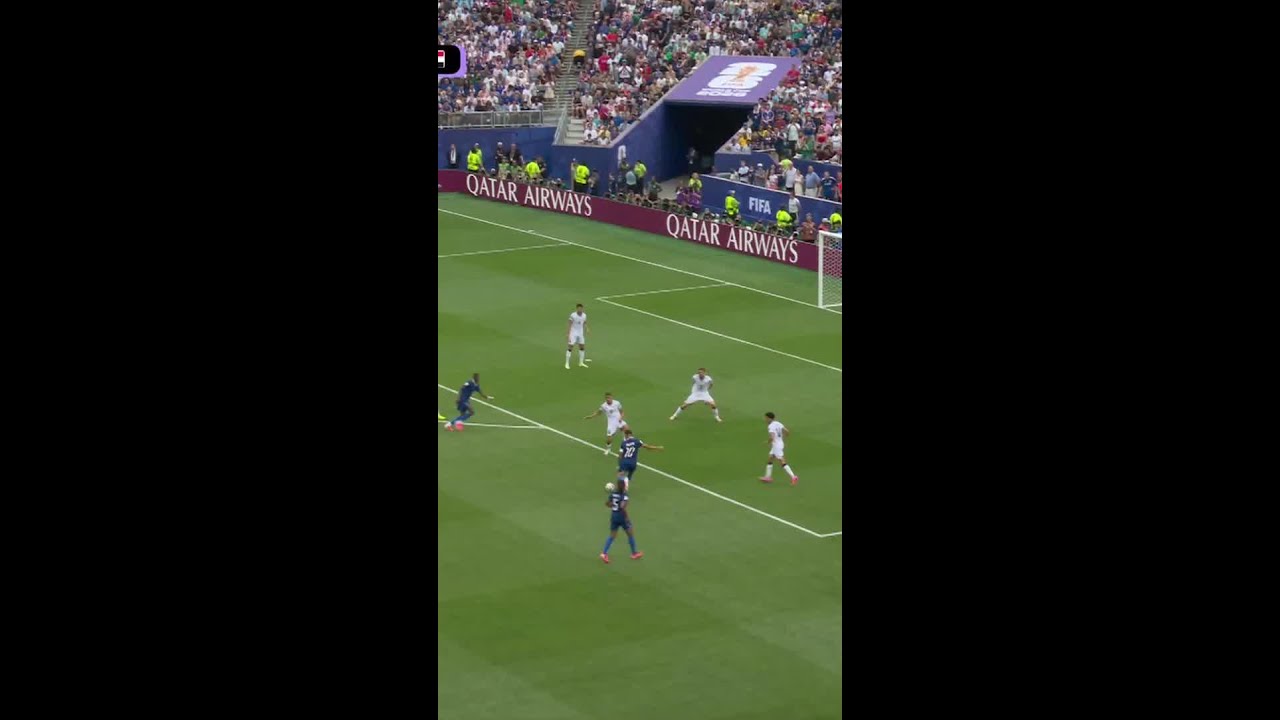 Superbe frappe de Kylian Mbappé! #FifaWorldCupOnYT