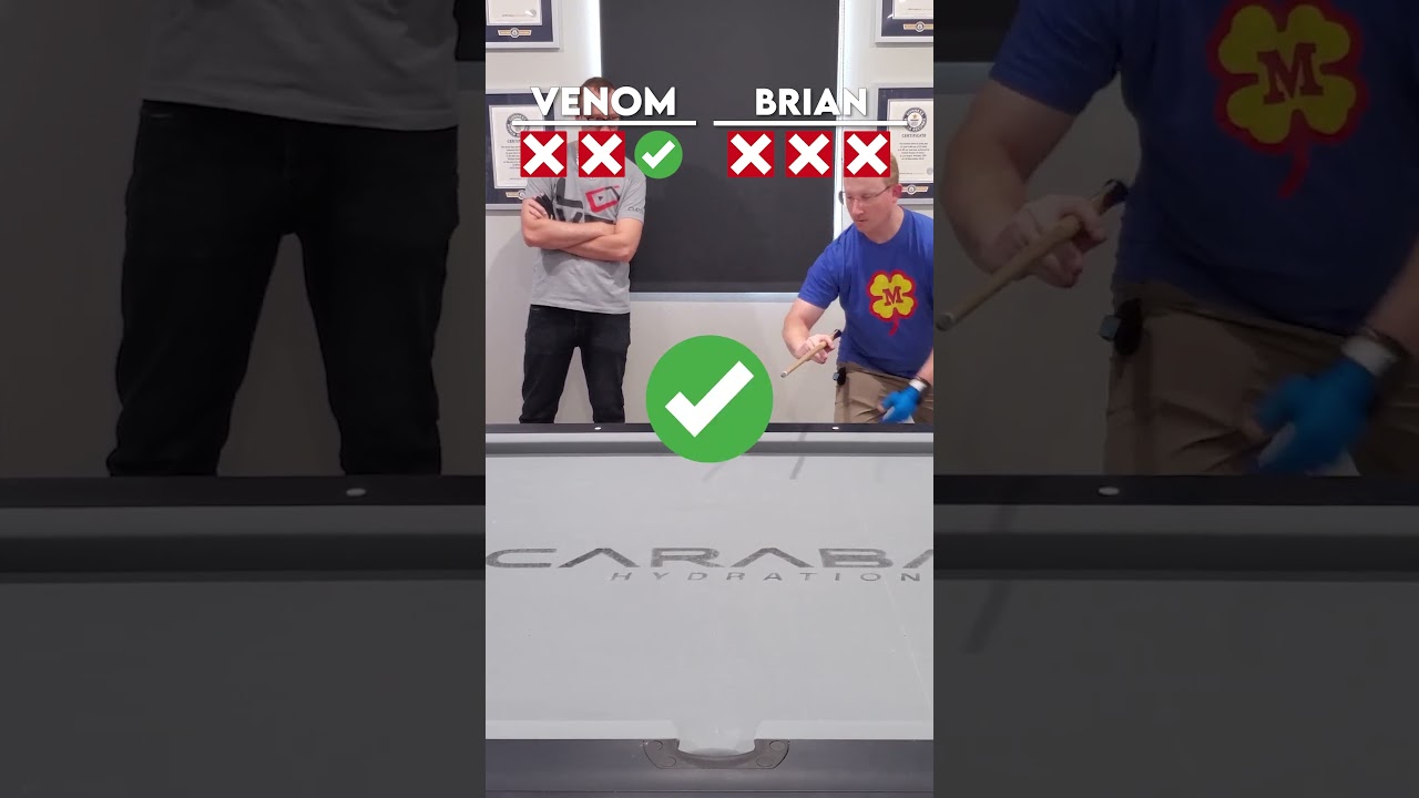 PRO POOL TRICK SHOTS BATTLE 🥊 🎱❌✅