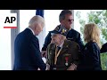 US President Joe Biden leads birthday celebration for veteran at D-Day event in Normandy