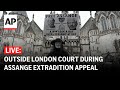 Julian Assange LIVE: Outside London court ahead of extradition appeal ruling
