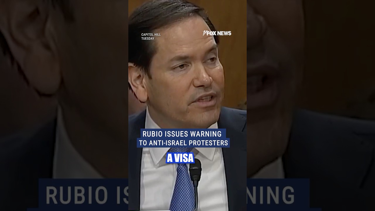 Rubio: Trump admin will ‘continue’ to revoke student visas from violent anti-Israeli protesters #us