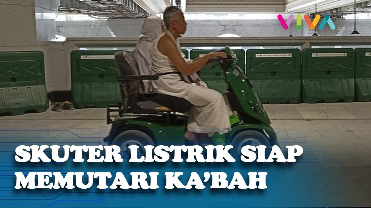 Layanan Skuter Listrik di Masjidil Haram, Bantu Tawaf Jemaah Haji Lansia
