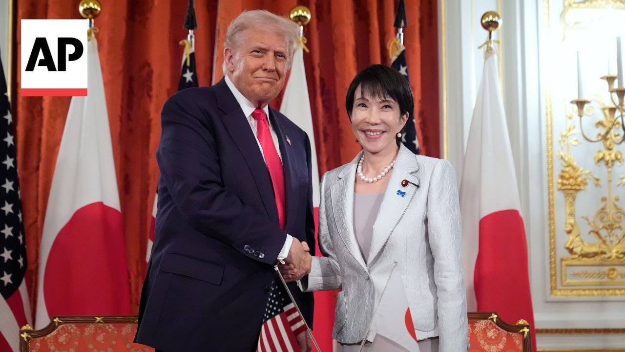 Trump meets Japanese Prime Minister Sanae Takaichi in Tokyo