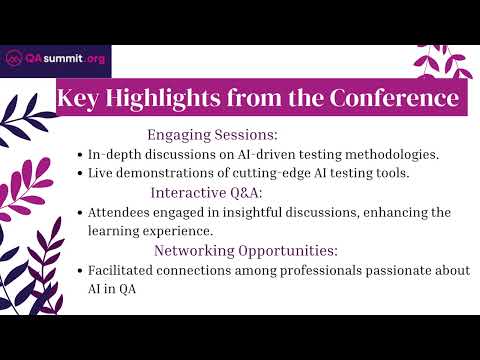 Exploring the Future of Quality Assurance with QA Summit