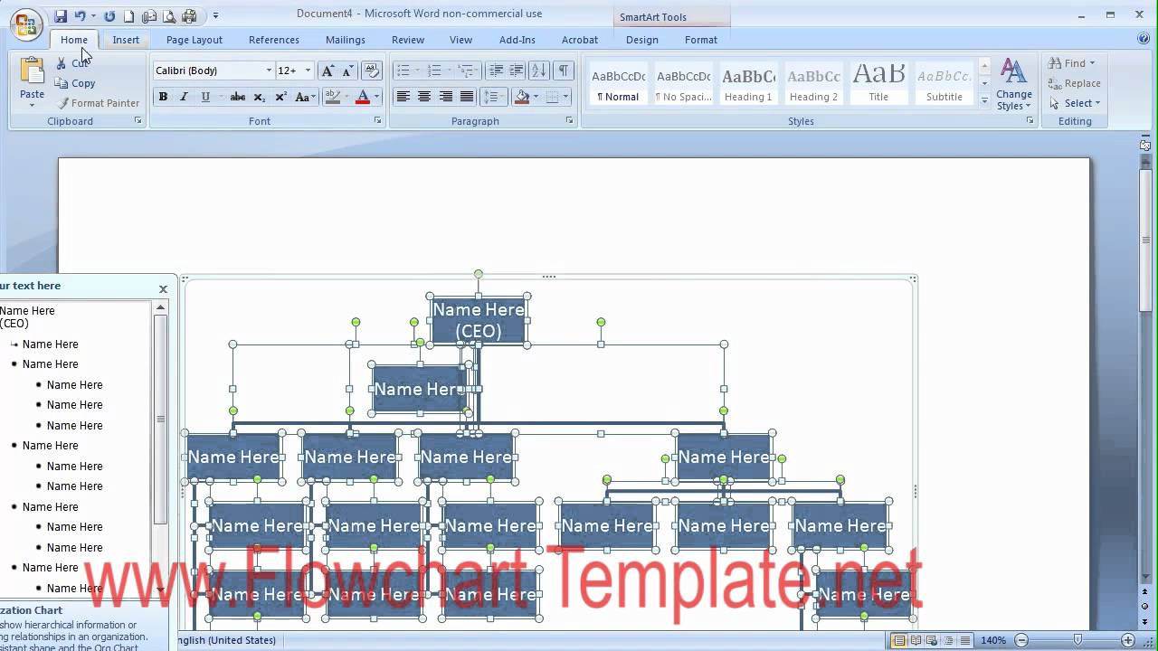 how-to-make-an-organizational-chart-youtube