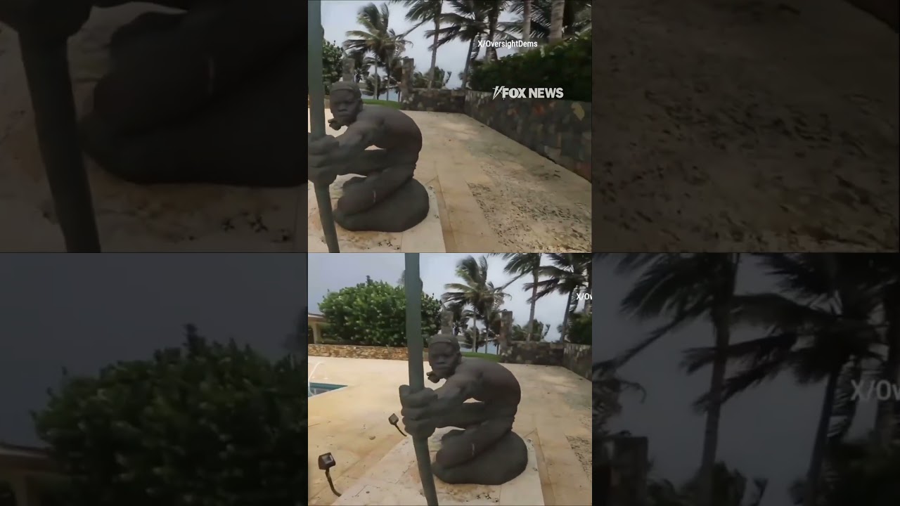 JUST IN: Epstein's former island compound is shown in unseen video released by Dems #shorts #usa #us