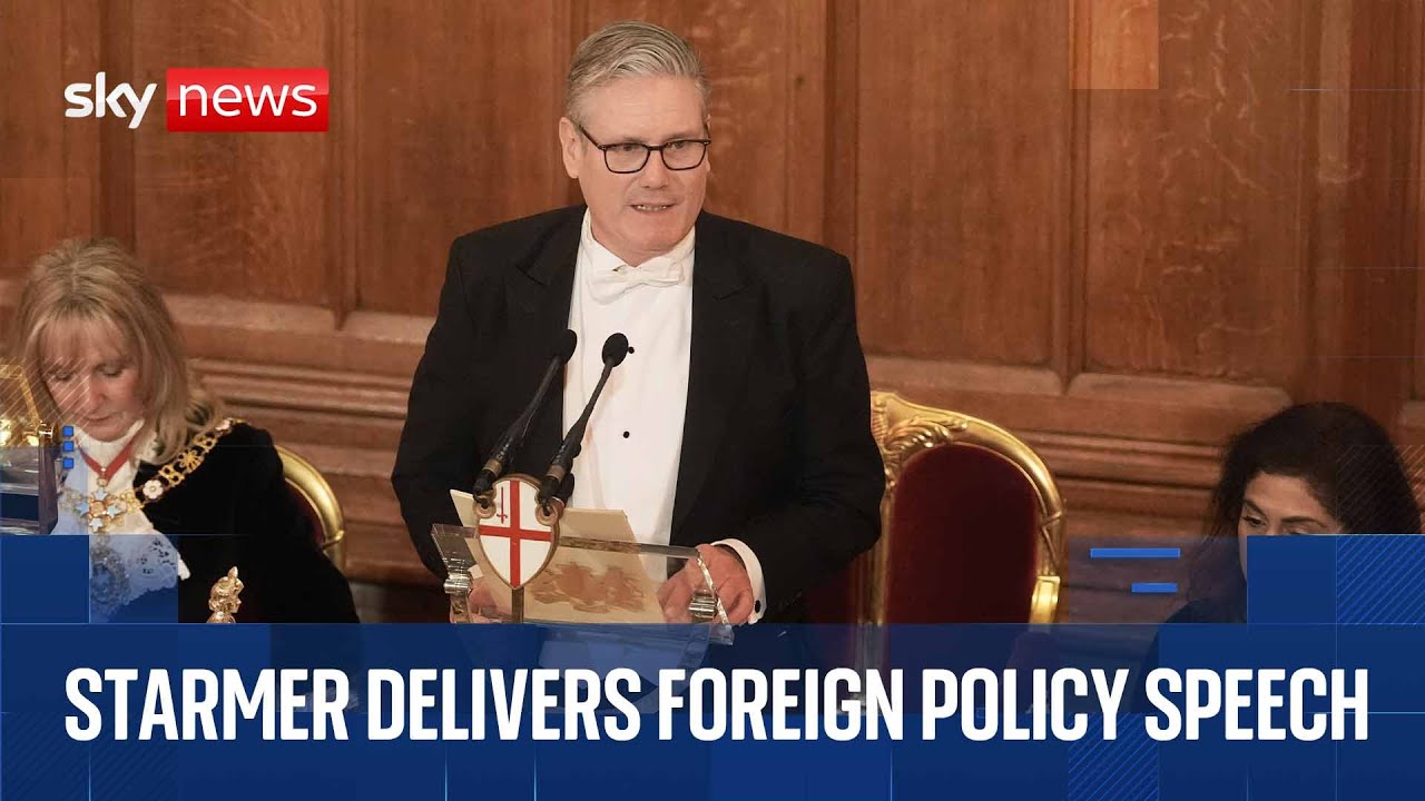 Starmer delivers keynote foreign policy speech | Watch in full