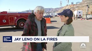 One positive is 'sense of community', says TV host Jay Leno on LA wildfires