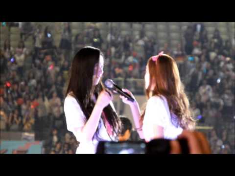 (fancam) 140815 SMTOWN Seoul Ending ' JESSICA & KRYSTAL ' #jungsisters #jek #snsd #fx #taeyeon
