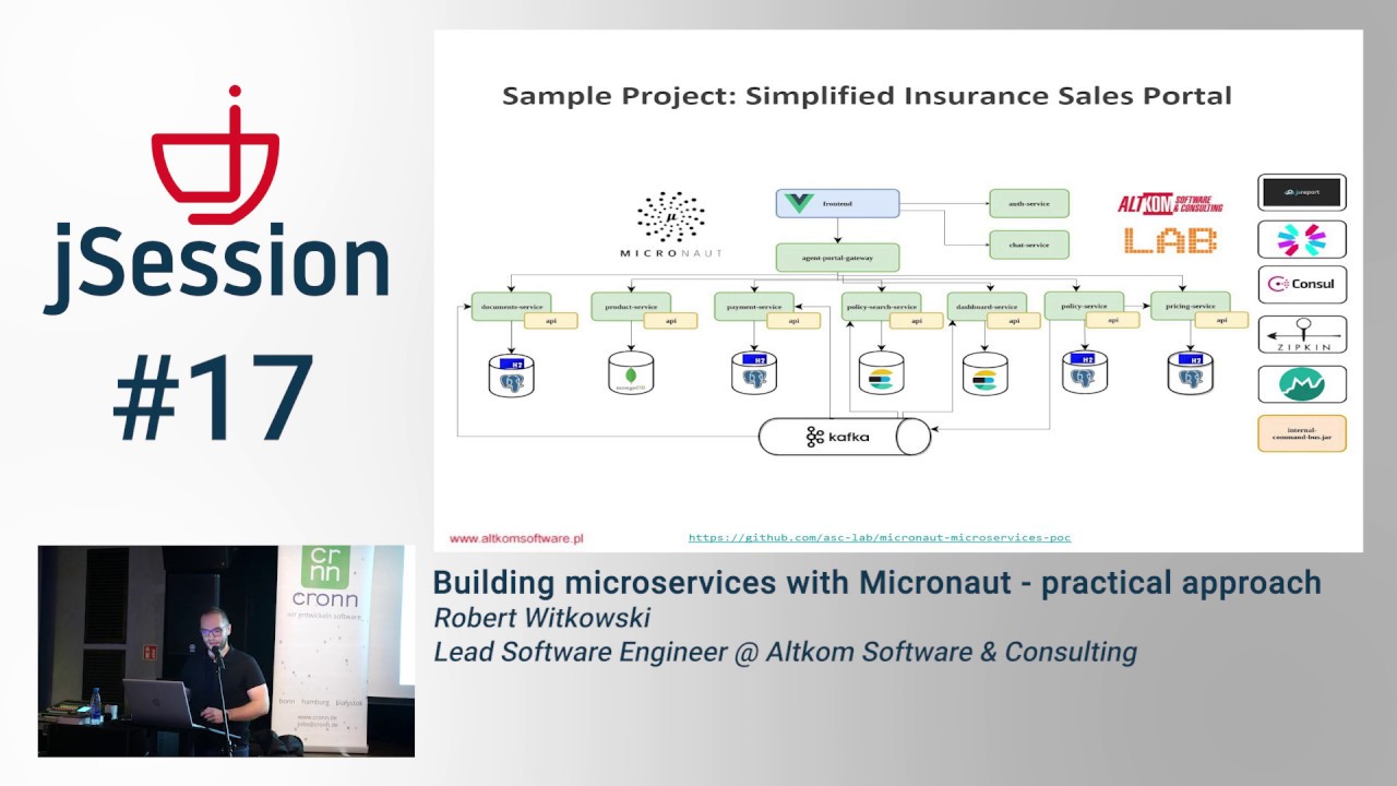 JSession#17 - Building microservices with Micronaut - Robert Witkowski - practical approach