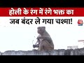 Banke Bihari Mandir Holi News: Vrindavan जाने से पहले हो जाएं बंदरों से सावधान! | Holi 2024 | AajTak