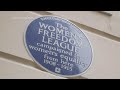 1,000th blue plaque honors womens rights campaigner