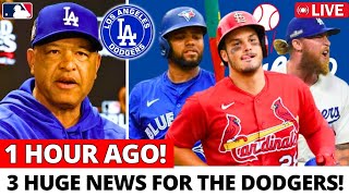 3 SHOCKING NEWS FOR THE DODGERS! LOS ANGELES DODGERS NEWS