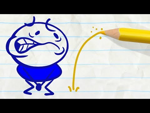 Pencilmate Needs A Bathroom! - Pencilmation Cartoons For 