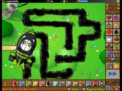 Bloons Tower Defense 5 | Road Spikes vs ZOMG Balloon