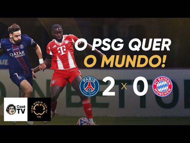 MELHORES MOMENTOS: PSG 2 X 0 BAYERN DE MUNIQUE | COPA DO MUNDO DE CLUBES DA FIFA | QUARTAS DE FINAL
