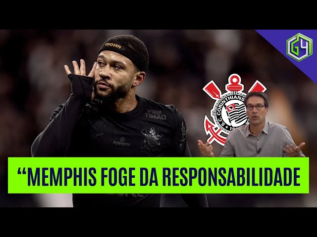 "O MEMPHIS FORÇOU O CARTÃO AMARELO..." ARNALDO CRITICA DESEMPENHO DO HOLANDÊS NO CORINTHIANS